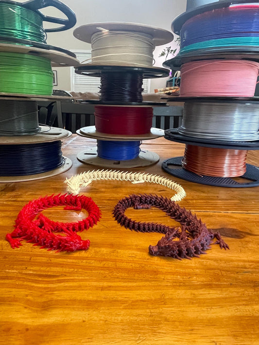 Dragon Fidget (Articulated) 3D printed