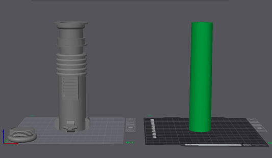 Jedi Master Lightsaber STL File