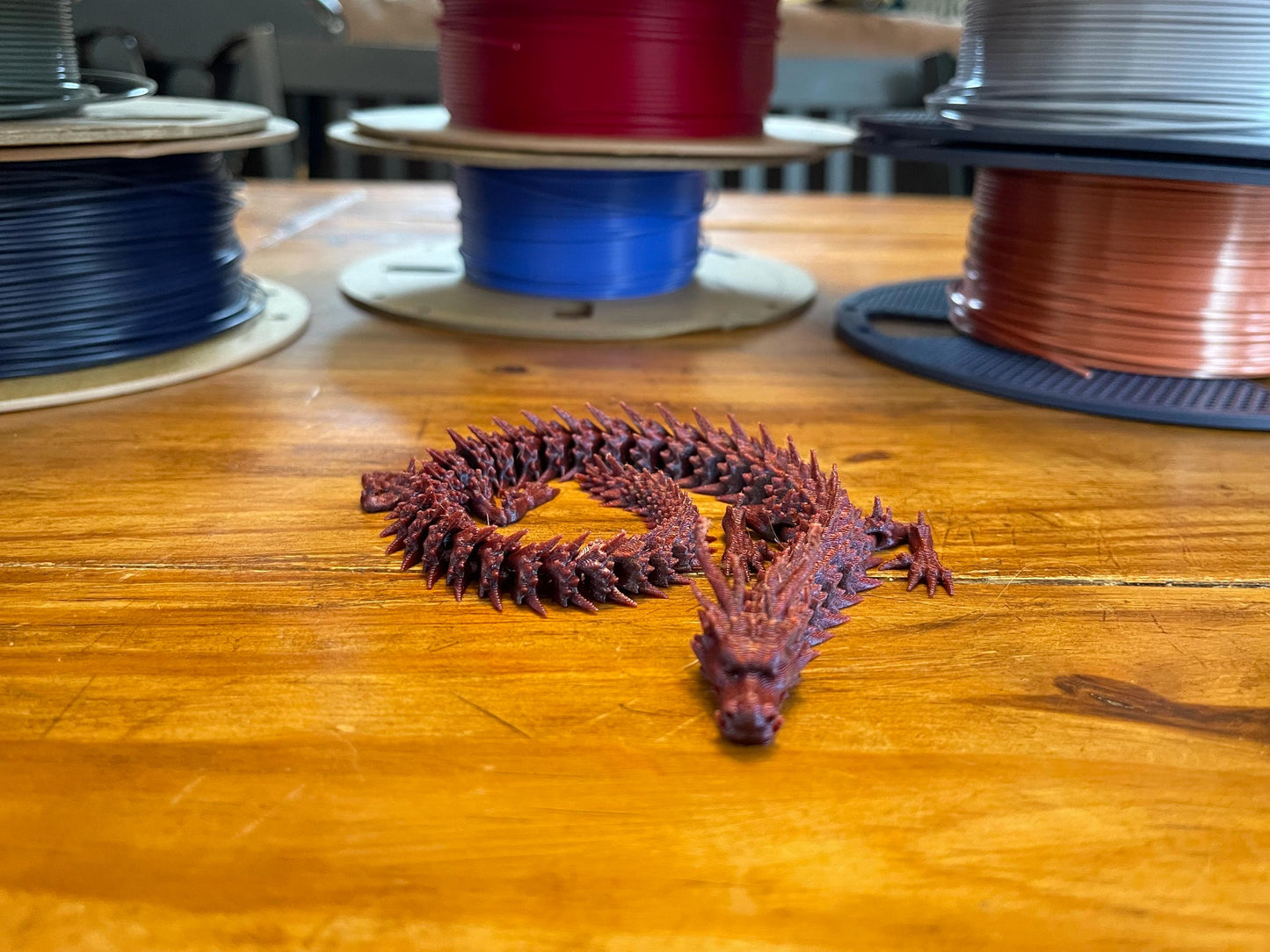 Dragon Fidget (Articulated) 3D printed