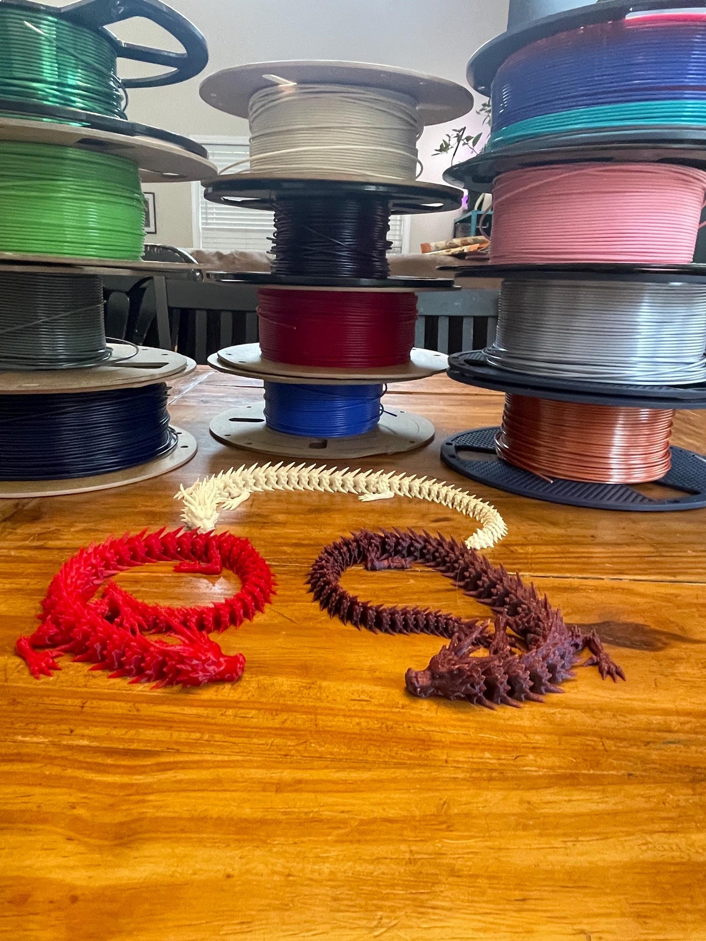 Dragon Fidget (Articulated) 3D printed