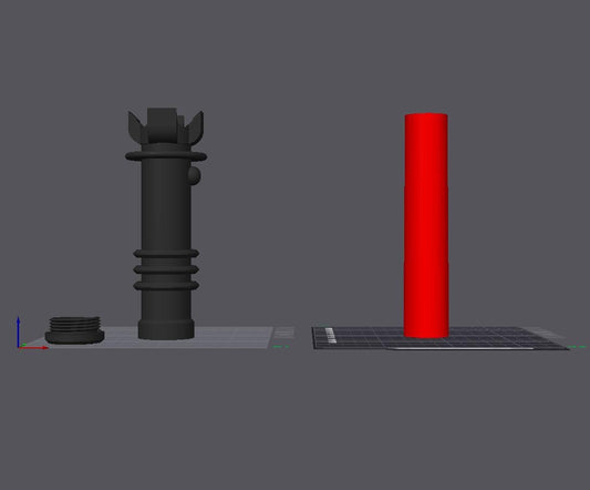 Sith Lord Lightsaber STL File