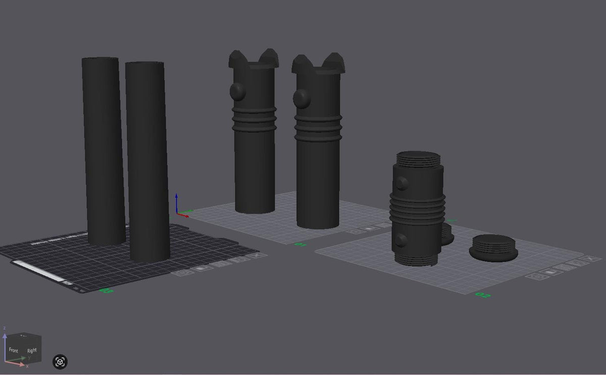 Sith Duelist Lightsaber kit STL File