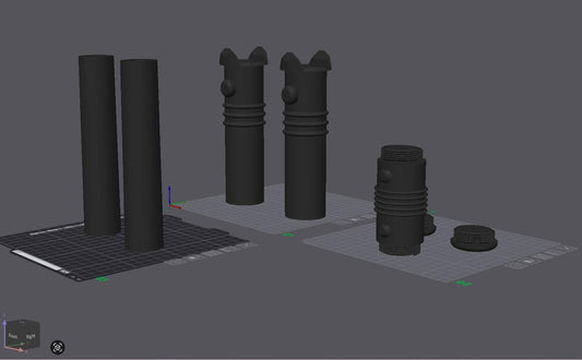 Sith Duelist Lightsaber kit STL File