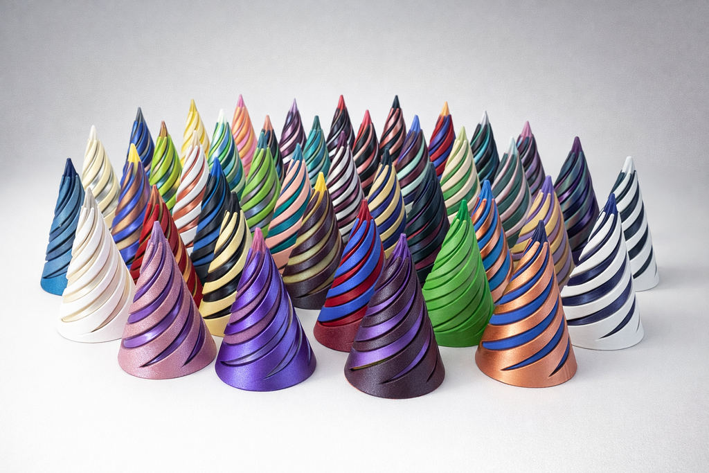 Fidget Cone – Impossible Passthrough Desk Toy - 3D Printed