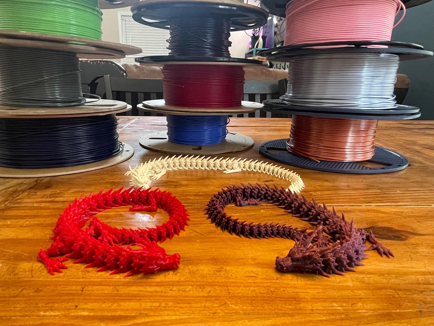 Dragon Fidget (Articulated) 3D printed