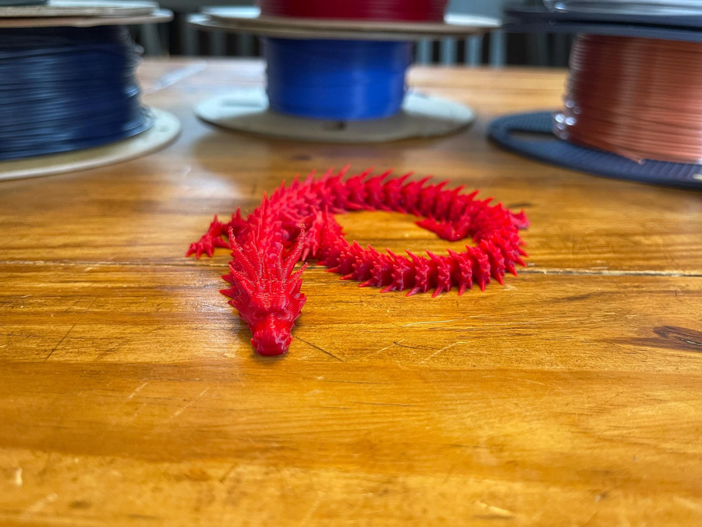 Dragon Fidget (Articulated) 3D printed