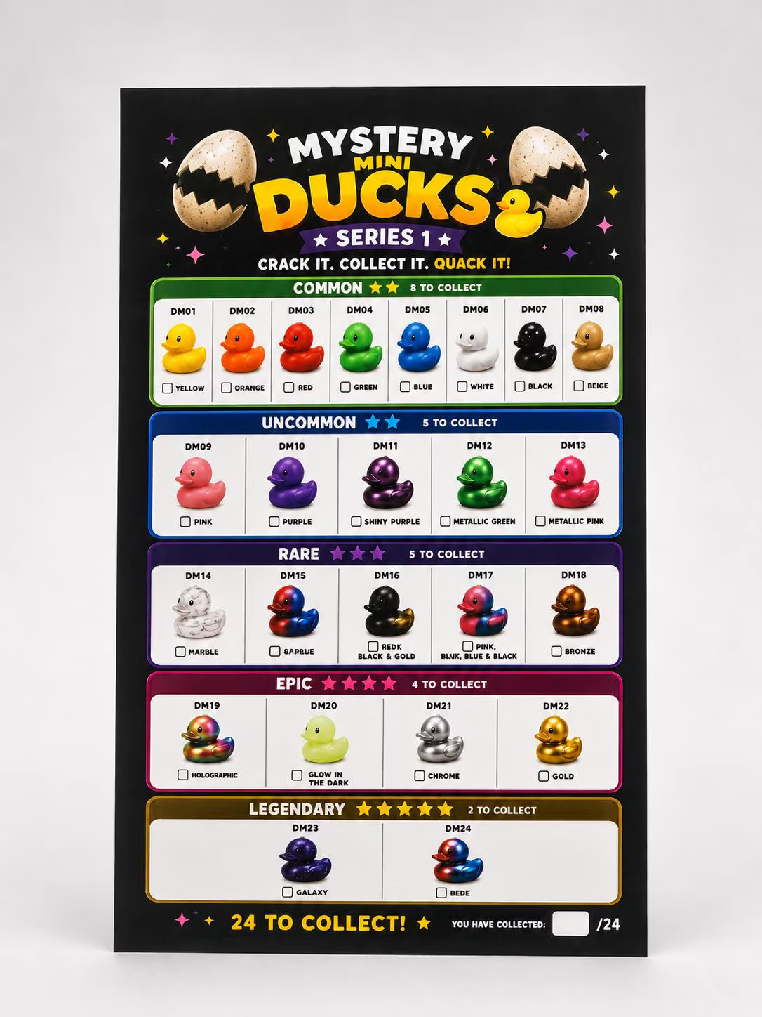 Mystery Mini Ducks – Collectible 3D Printed Toy Egg