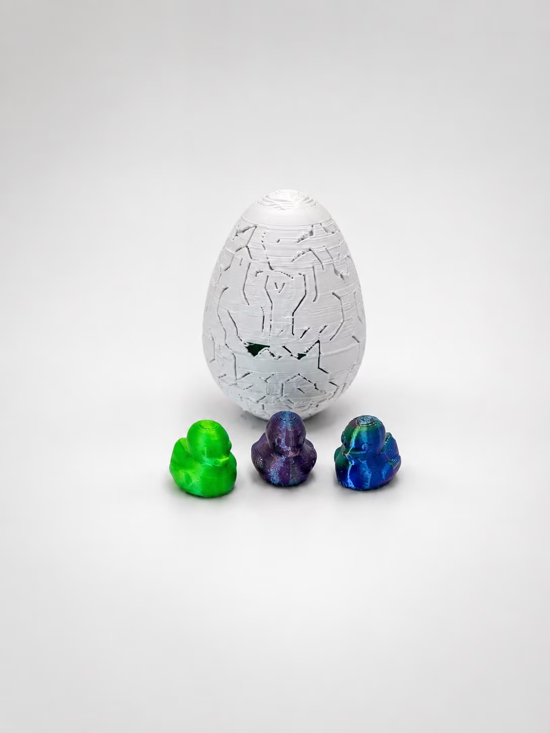 Mystery Mini Ducks – Collectible 3D Printed Toy Egg